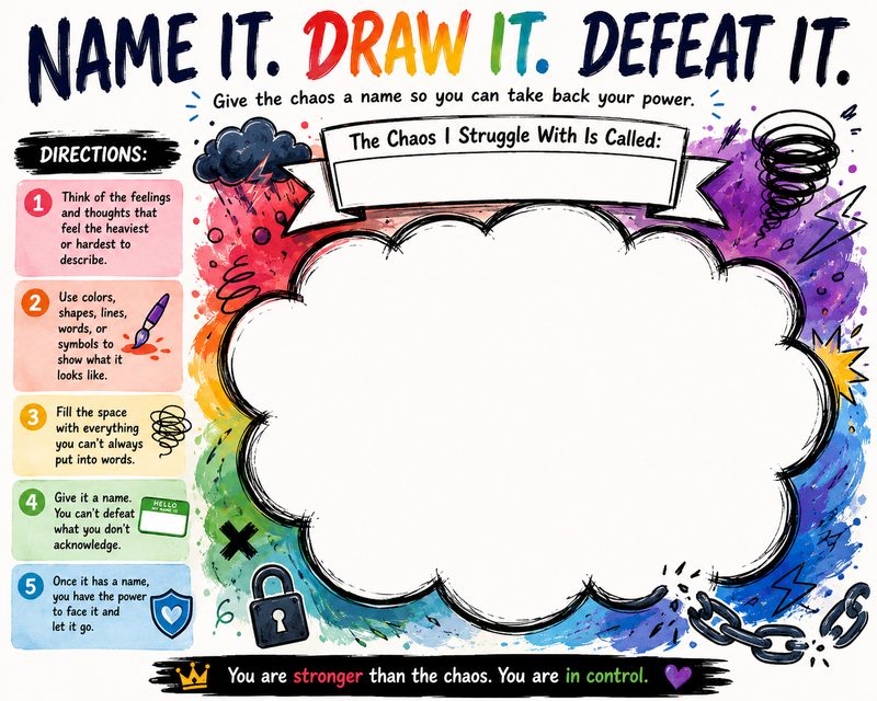 Name It. Draw It. Defeat It.
