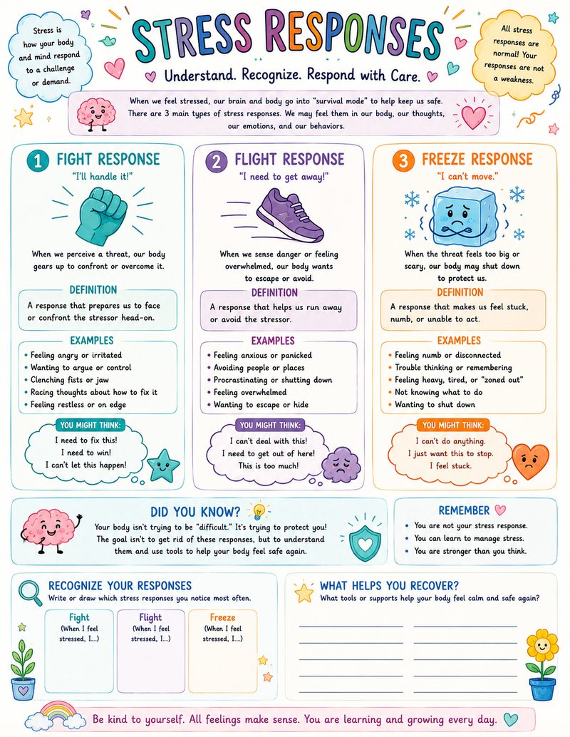 Stress Responses — Fight, Flight, Freeze