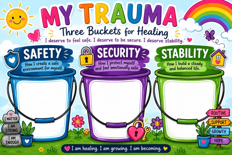 My Trauma — Three Buckets for Healing